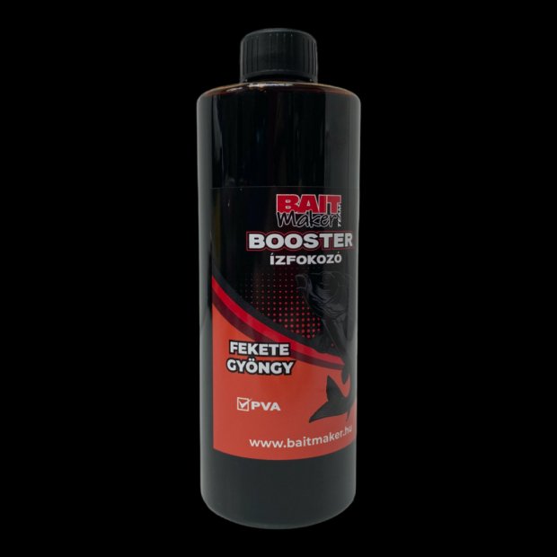 Bait Maker Team - Booster Ízfokozó Fekete Gyöngy 500 ml