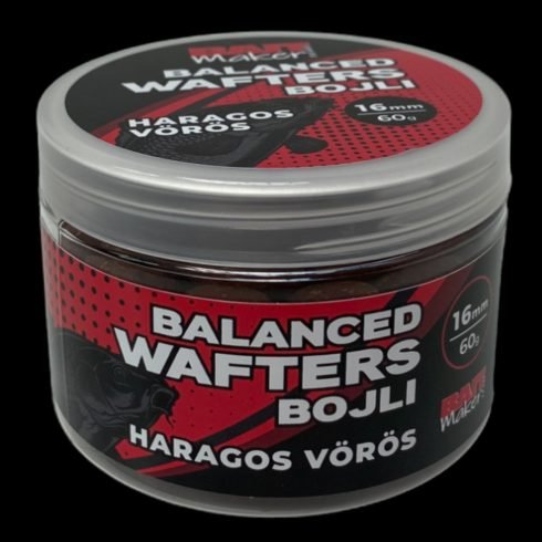 Bait Maker Team - Balanced Wafter Bojli Haragos Vörös 16 mm 60 g