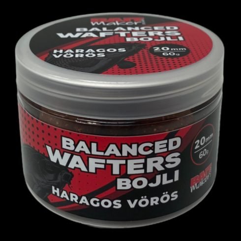 Bait Maker Team - Balanced Wafter Bojli Haragos Vörös 20 mm 60 g