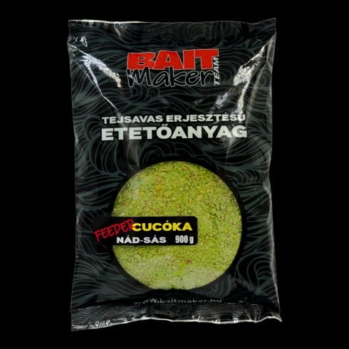 Bait Maker Team - Tejsavas Erjesztésű Etetőanyag Feeder Nád-Sás 900 g