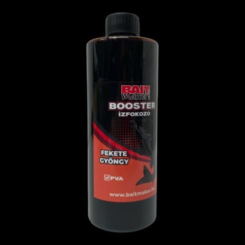 Bait Maker Team - Booster Ízfokozó Fekete Gyöngy 500 ml