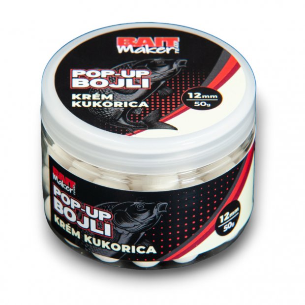 Bait Maker Team - Pop - Up Bojli Krém Kukorica 12mm 50g