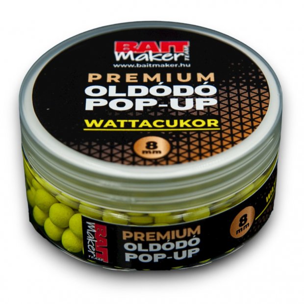 Bait Maker Team - Prémium Oldódó Pop - Up Wattacukor 8mm 20g