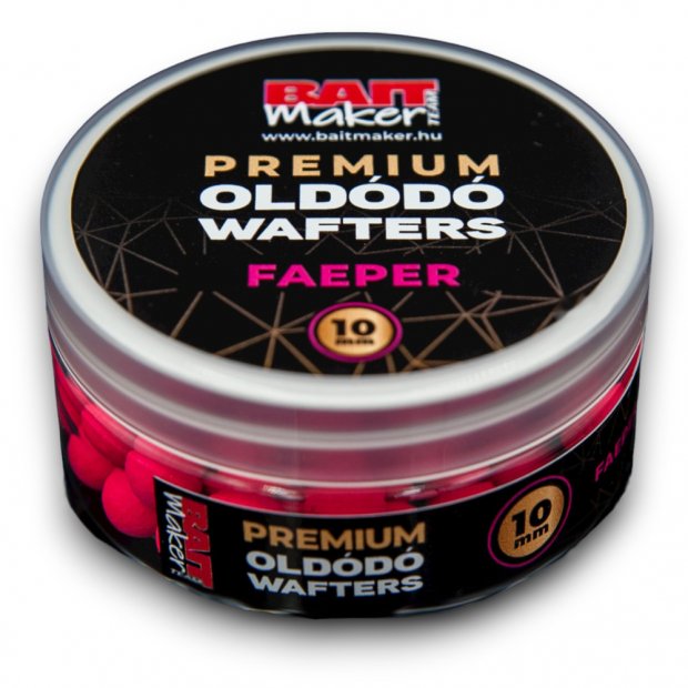 Bait Maker Team - Prémium Oldódó Wafters Faeper 10mm 30g