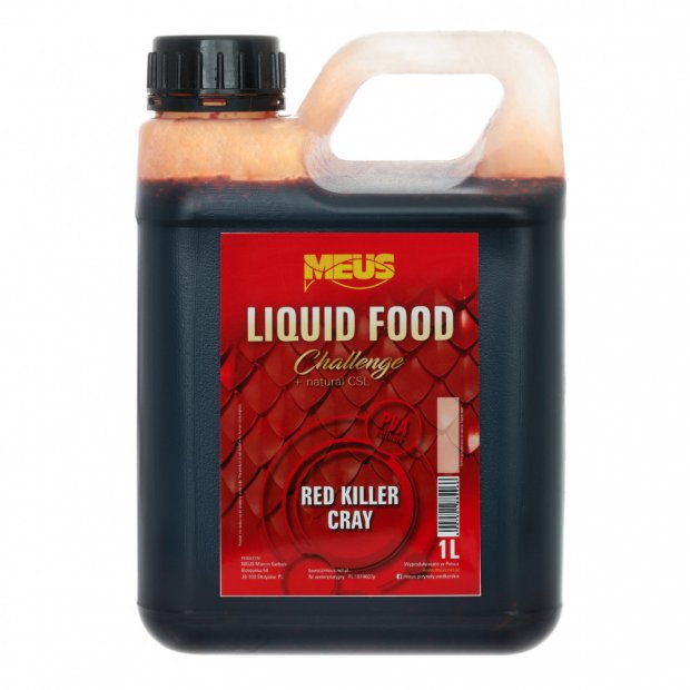 Meus Baits - Challenge Liquid Food Red Killer Cray /Fűszeres-rákos/ 1000 ml