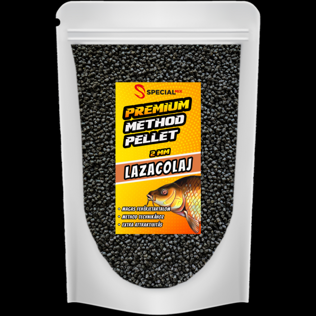 Speciál Mix - Speciál mix Prémium Method Pellet Lazacolaj 2mm 500g