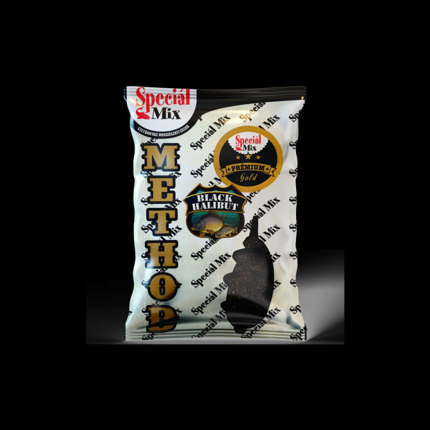 Speciál Mix - Speciál Mix Prémium Method Black Halibut Etetőanyag 800g