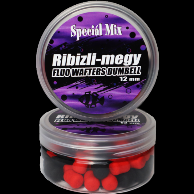 Speciál Mix - Fluo Wafters Dumbell Ribizli - Meggy 12mm