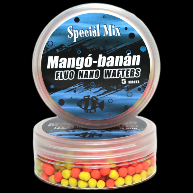 Speciál Mix - Fluo Nano Wafters Dumbell Mangó - Banán 5mm 15g