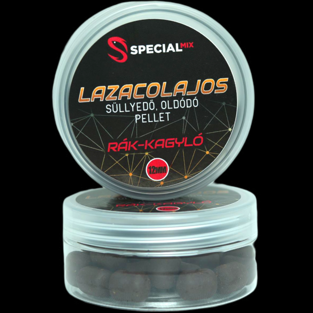 Speciál Mix - Süllyedő Oldódó Lazacolajos Rák - Kagyló Dumbell 12 mm 40g