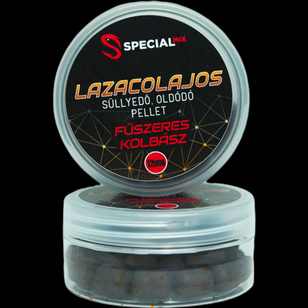 Speciál Mix - Süllyedő Oldódó Lazacolajos Fűszeres Kolbász Dumbell 12 mm 40g