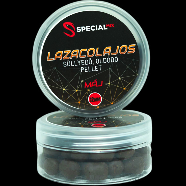 Speciál Mix - Süllyedő Oldódó Lazacolajos Máj Dumbell 12 mm 40g