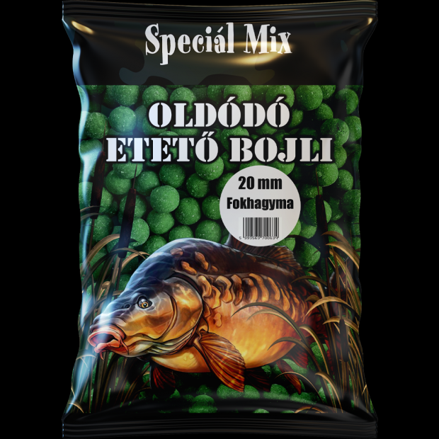 Speciál Mix - Oldódó Etető Bojli Fokhagyma 20mm 1kg