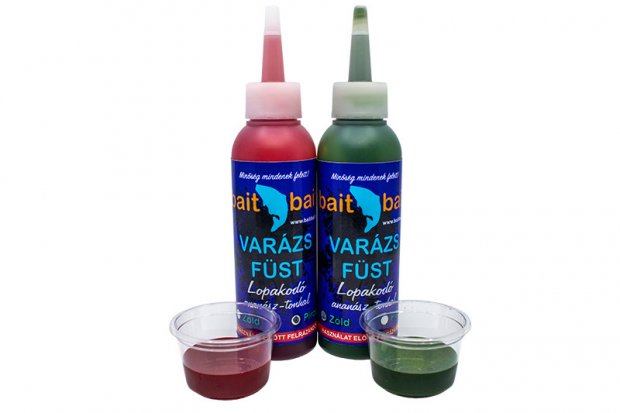 Bait Bait - Lopakodó Fluo Liquid - Varázs Füst Fluo Zöld Színben 100 ml