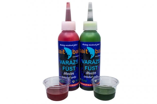 Bait Bait - Mentor Fluo Liquid - Varázs Füst Fluo Zöld Színben 100 ml