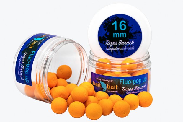 BaitBait - Tüzes Barack - Fluo Pop Up 16 mm 50 g