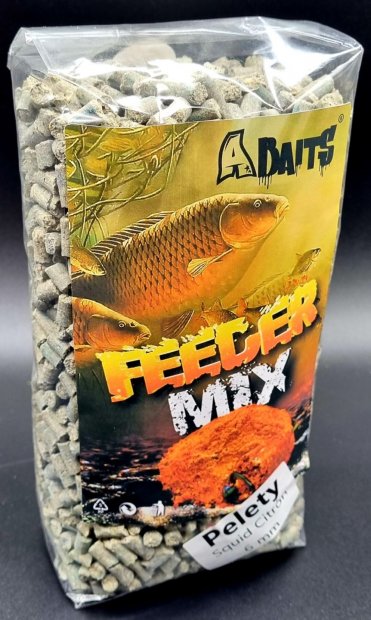 A - Baits Etetőpellet Tintahal - Citrom 6 mm 1kg