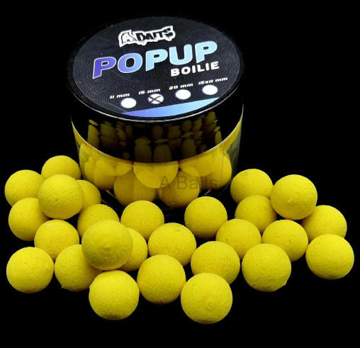 A - Baits Fluo Pop - Up Banán 15mm 150ml