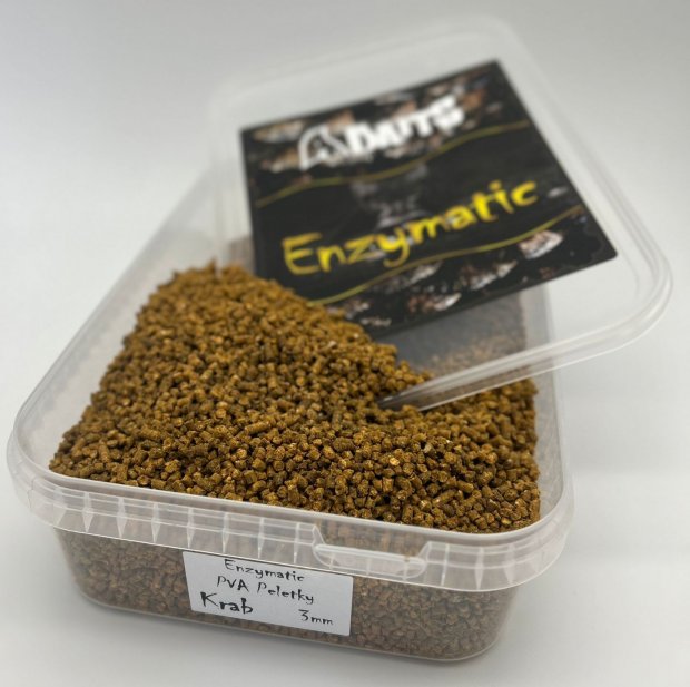 A - Baits Enzymatic Krab 3mm - es pellet 1 kg