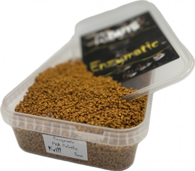 A - Baits Enzymatic Krill 3mm - es pellet 1 kg + 10 db PVA Hydrospol Bag