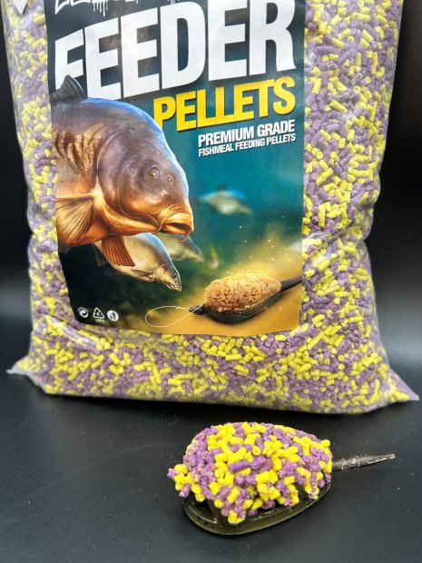 A - Baits Fluo Feeder Pellet 2mm Tintahal - Citrom1kg