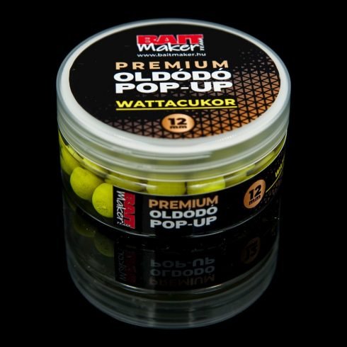 Bait Maker Team - Prémium Oldódó Pop - Up Wattacukor 12mm 25g