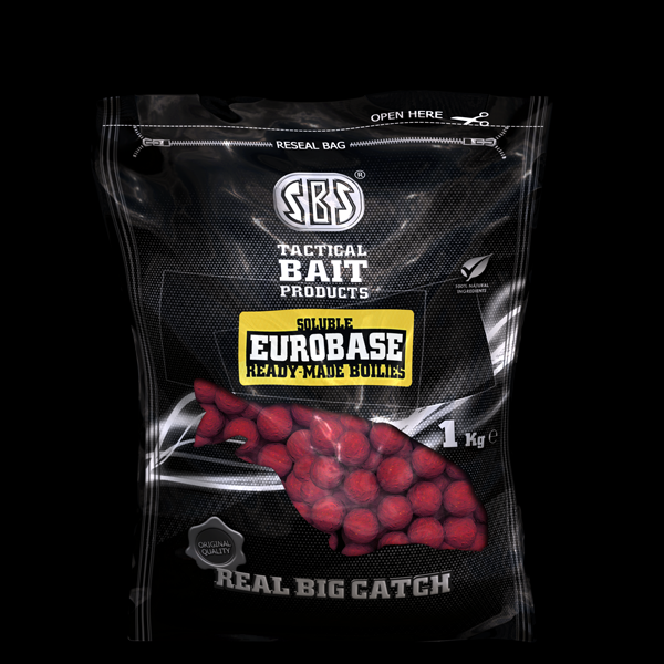 SBS - Soluble-Oldódó EuroBase Ready-Made Boilies Máj 24 mm 1 kg