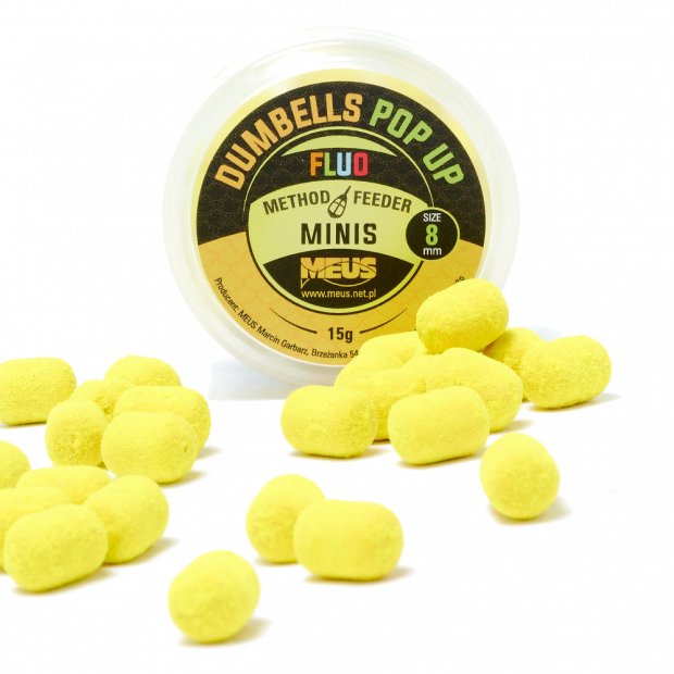 Meus Bait Fluo Pop-Up Dumbells Ananász 8 mm MINIS 15 g