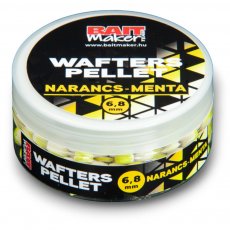 Bait Maker Team - Wafters Pellet Narancs - Menta 6-8mm 30g