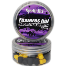 Speciál Mix - Fluo Wafters Dumbell Fűszeres Hal 12mm