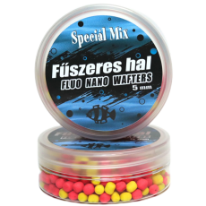 Speciál Mix - Fluo Nano Wafters Dumbell Fűszeres Hal 5mm 15g