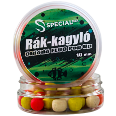 Speciál Mix - Oldódó Fluo Pop-up Bojli Rák - Kagyló 10mm 20g